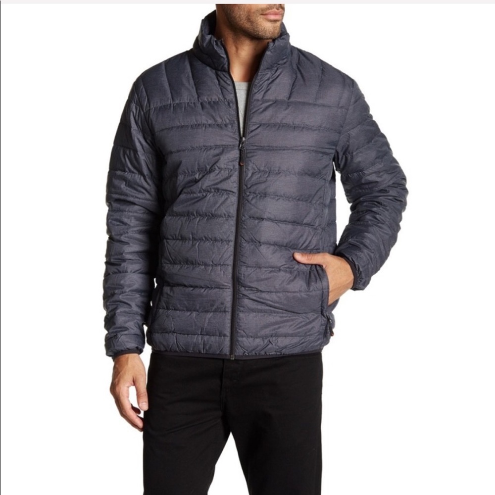new Hawke & Co ✪ Core Quilted Packable Down Ski Snowboard Winter Jacket ✪ Coal - Picture 15 of 16